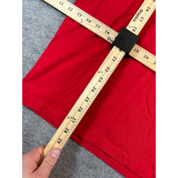 Puma Official Scuderia Ferrari F1 Team T Shirt Mens XL Red Black Panel Sleeve - Picture 3 of 8